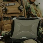 L3Harris Falcon tactical radio system deployed during a U.S. Army field communications exercise.