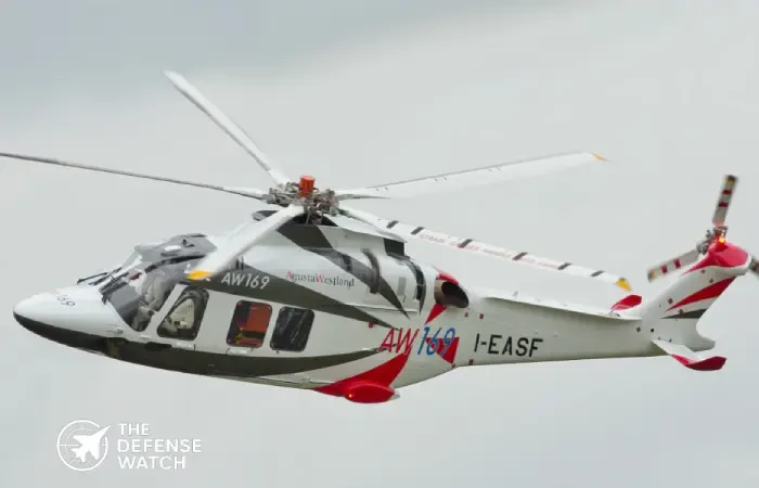 Leonardo AW169 helicopter