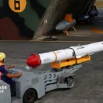 Taiwan military personnel prepare anti-ship missile systems during a defense readiness exercise aimed at deterring potential maritime threats from China.
