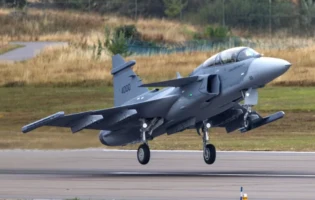 Saab Gripen F Fighter Jet