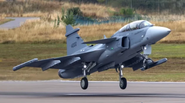 Saab Gripen F Fighter Jet
