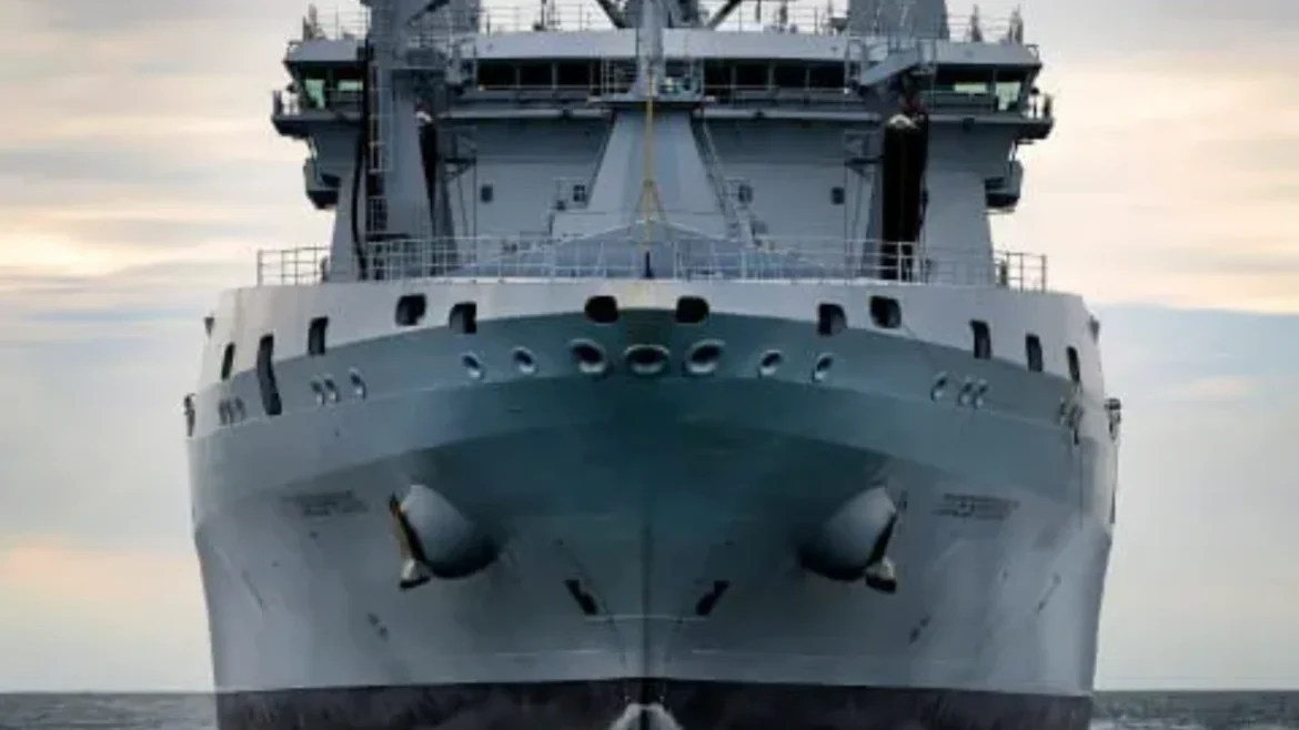 Royal Navy drone warfare vessel