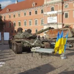 captured Russian T-72 tanks