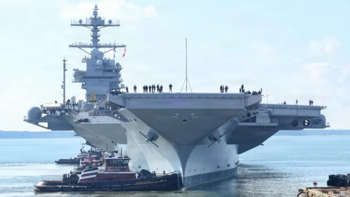USS John F Kennedy carrier trials