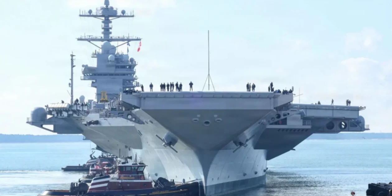 USS John F Kennedy carrier trials
