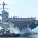 USS John F Kennedy carrier trials
