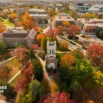 Michigan State University's Facility for Rare Isotope Beams, where a new defense-funded heavy-ion testing beamline will support radiation testing of advanced microelectronics.