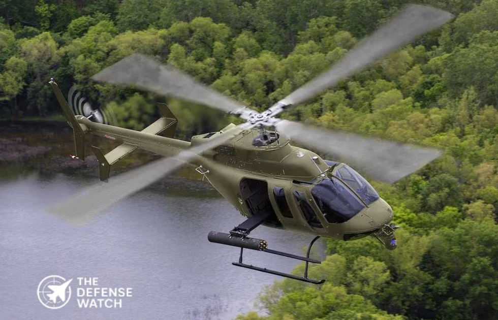 Bell 407M helicopter