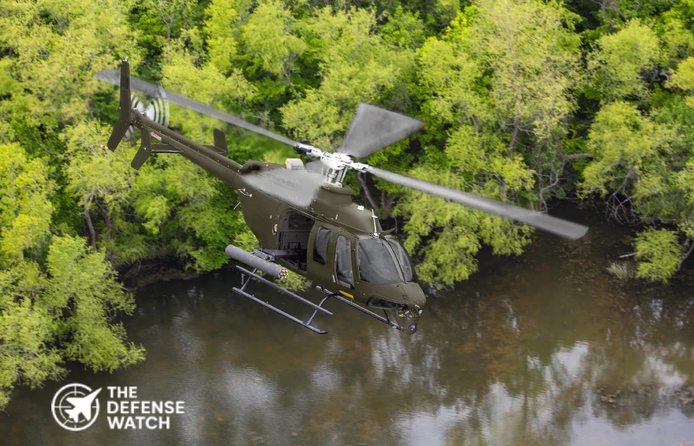 Bell 407M helicopter