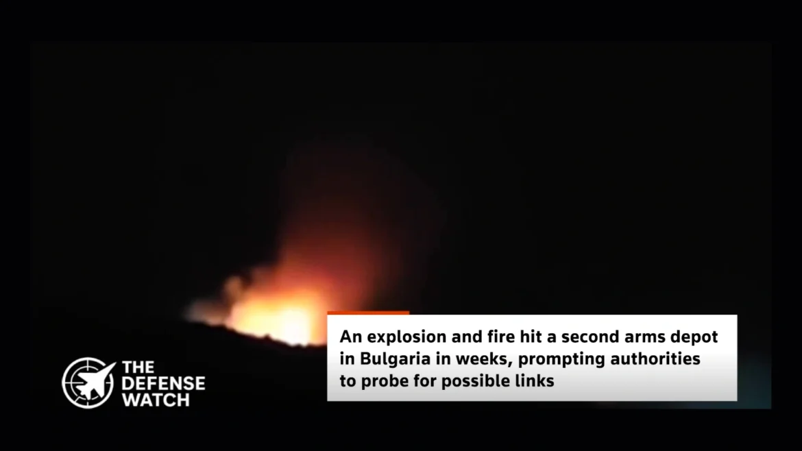 Bulgaria EMCO weapons site explosion