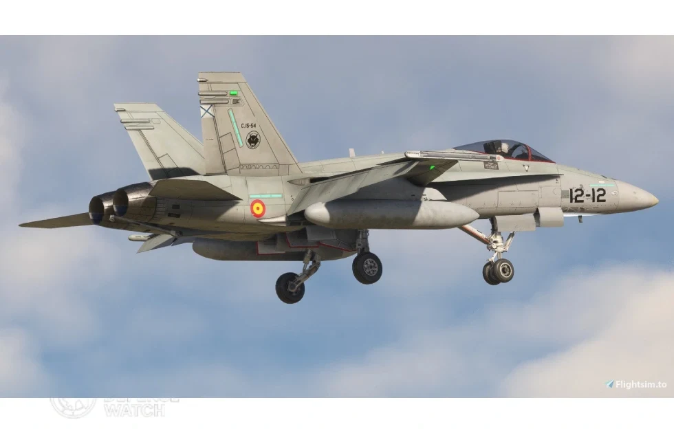 Spanish EF-18 Hornet Fighter