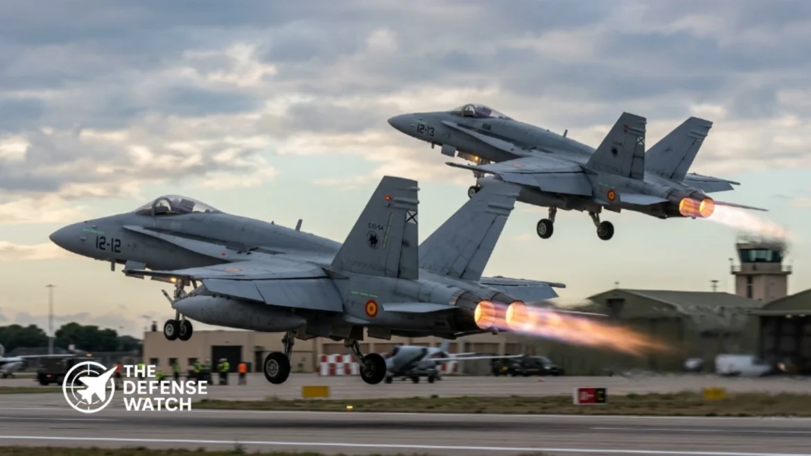 Spanish F-18 Romania
