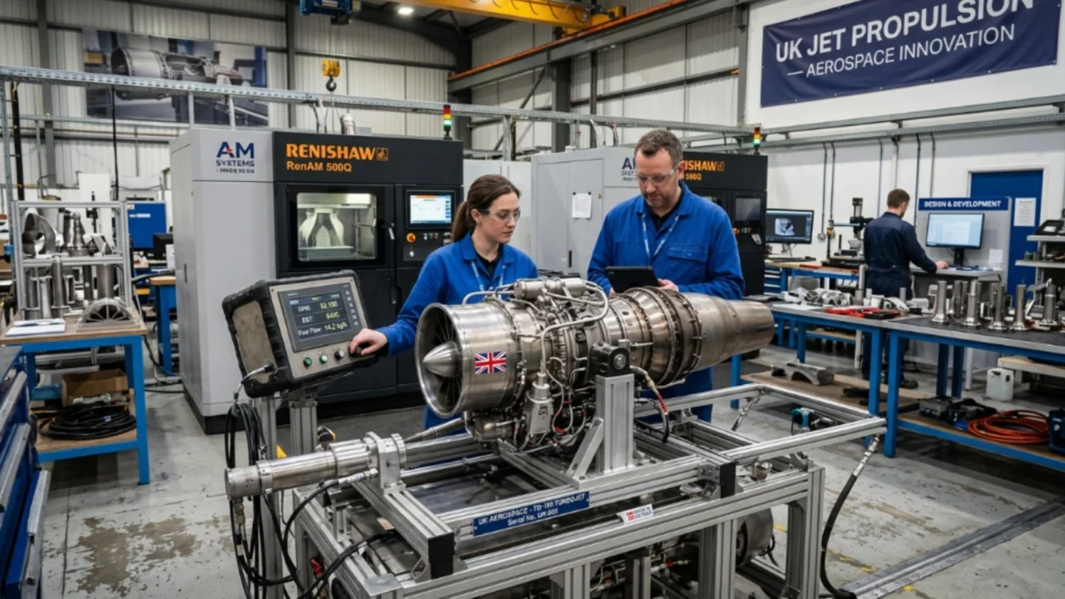 UK sovereign turbojet engine