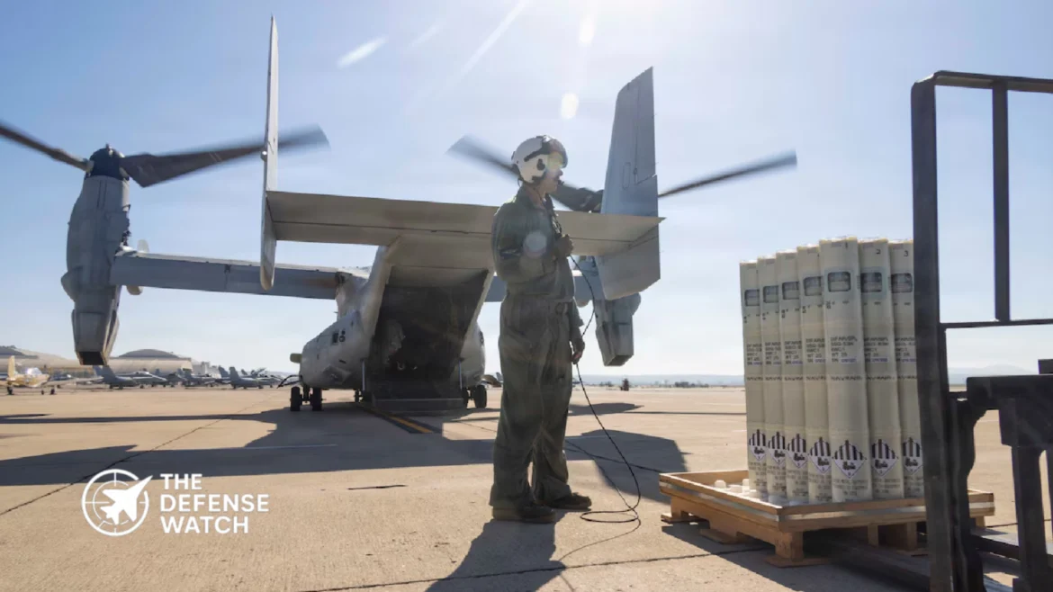MV-22B Osprey sonobuoy testing
