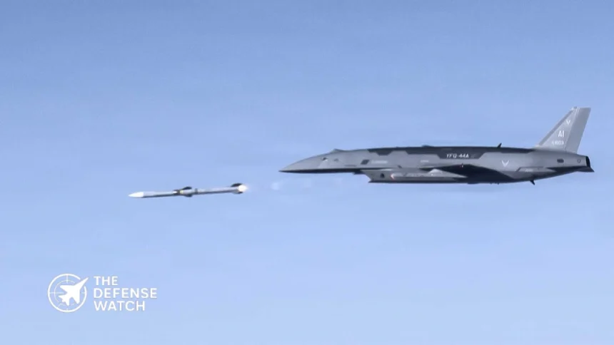 F-22 Raptor controls YFQ-44A Fury