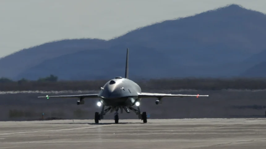 F-22 YFQ-44A control test
