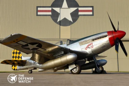 Explore the P-51 Mustang's speed, range, armament, engine, cost and World War II combat history, including its role in long-range bomber escort missions.