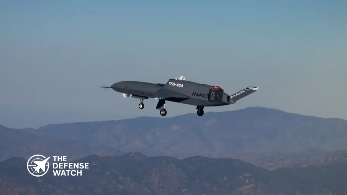 YFQ-48A Talon Blue autonomous flight